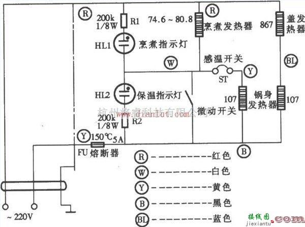 电子保温电饭锅电路  第1张