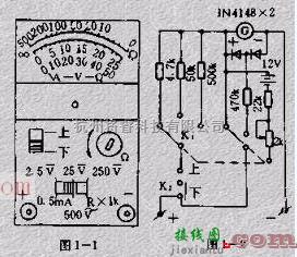 小型万用表电路  第1张