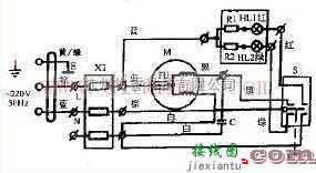 金羚牌豪华型换气扇电路  第1张