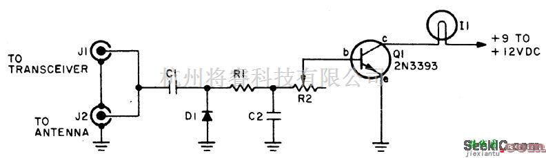 控制电路中的可视调制指示器电路  第1张