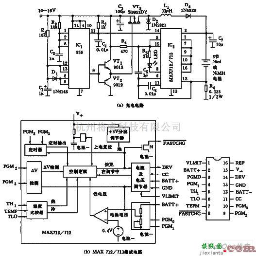 充电电路中的可编程快速充电器电路图  第1张