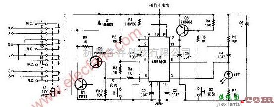 延时自动停机开关电路设计  第1张