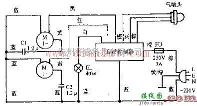 万宝牌YP5-5AZ自动抽油烟机电路原理图  第1张