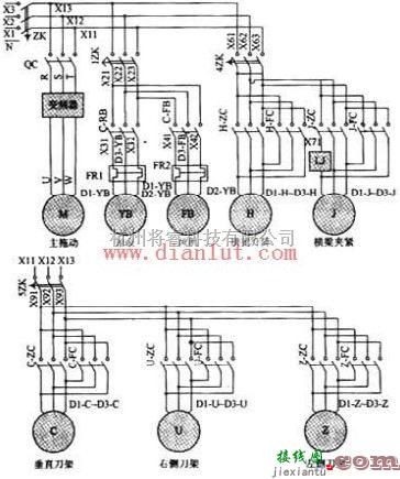 龙门刨床各电动机的主回路电路原理  第1张
