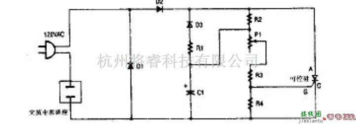 光电电路中的基于120V的交流闪光灯电路  第1张