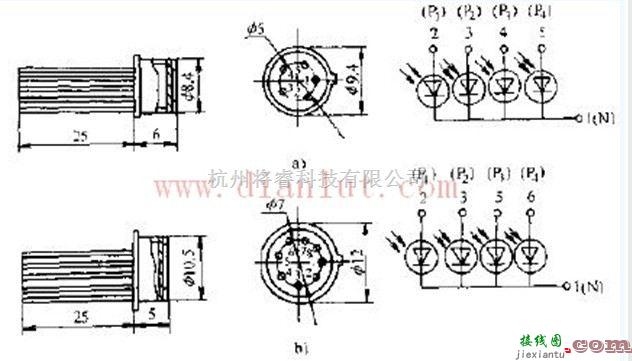 传感器电路中的2CU301型四象限式硅光敏二极管外型尺寸的电路  第1张