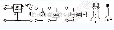 传感器电路中的温度传感器电路  第1张