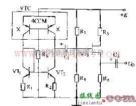 传感器电路中的基于4CCM的场效应晶体管源极输出电路图  第1张