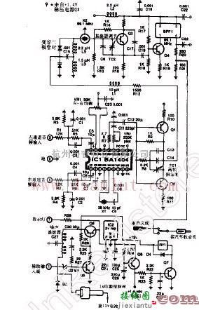 遥控电路中的调频（FM）立体声发射机电路  第1张