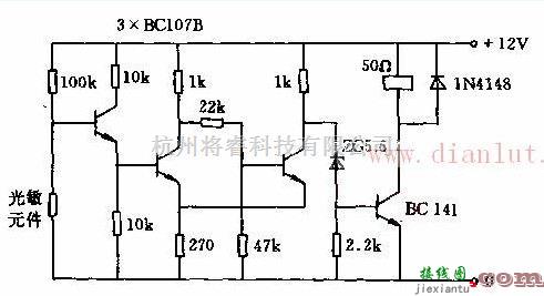 光电电路中的采用晶体管电路的光栅电路设计  第1张