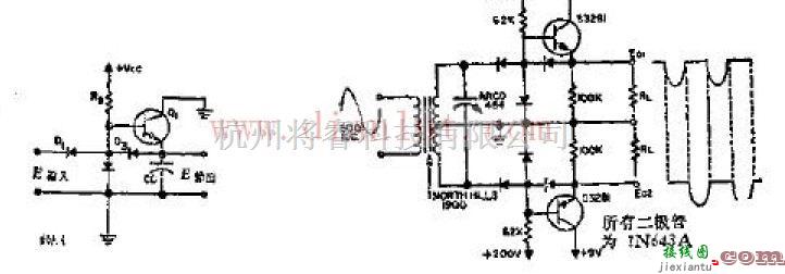 控制电路中的改进后有增益的继位电路原理图  第1张