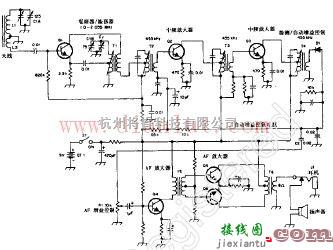 光电电路中的晶体管调幅收音机电路  第1张