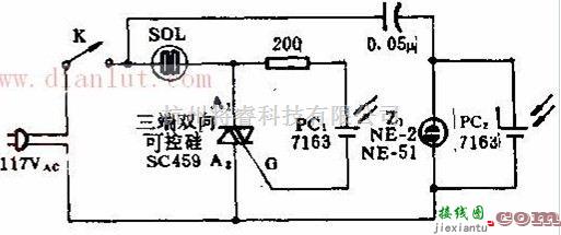 光电电路中的1000W日光控制设备电路图及原理  第1张