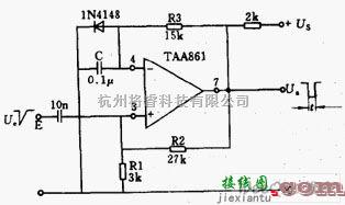 线性放大电路中的采用运算放大器的单稳态电路  第1张