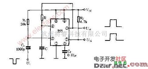 双路输出的单稳态电路的一般应用  第1张