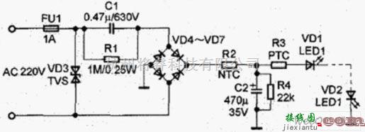 电源电路中的LED照明驱动电路  第1张