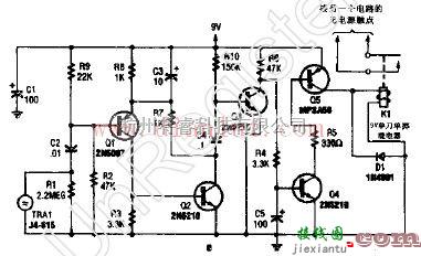 光电电路中的超声波遥控接收机电路  第1张