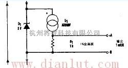 传感器电路中的测量4-20MA闭合回路上的传感器电路图  第1张