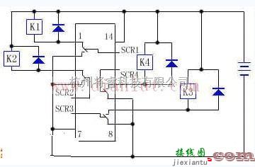 控制电路中的能带动继电器工作的CMOS集成块原理电路  第1张