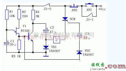 控制电路中的在低电压下的继电器电路图  第1张