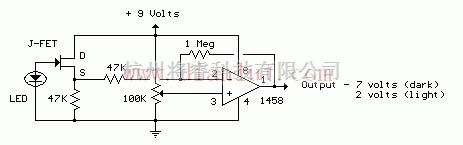传感器电路中的LED补光传感器的电路图  第1张