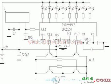 光电电路中的彩电遥控器控制玩具车的电路及原理  第1张