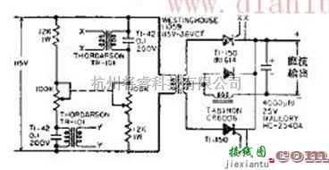 光电电路中的可调大电流遥控电源电路电路图  第1张