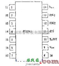 光电电路中的用PT2265设计的红外线遥控编码电路  第1张