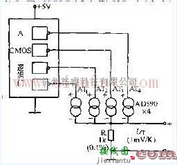 光电电路中的基于CMOS逻辑门控制AD590电路设计  第1张