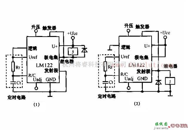 控制电路中的基于LM122的两种延迟动作继电器电路  第1张