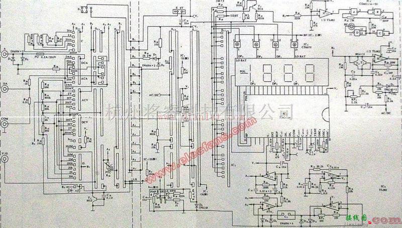 数字万用表电路  第1张