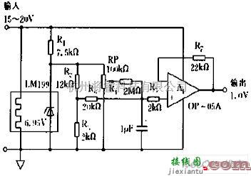 电源电路中的采用LM199构成的标准电源电路图  第1张