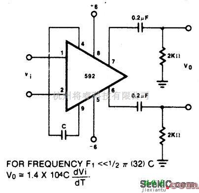 基础电路中的高共模抑制噪音微分器电路  第1张