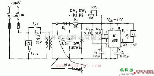555交流电焊机空载节电装置电路设计  第1张