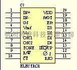 光电电路中的MT8880 DTMF信号发送/接收电路芯片图解  第1张