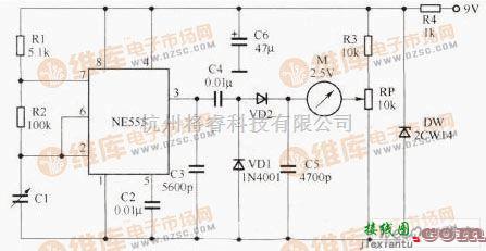 传感器电路中的湿度检测电路原理  第1张