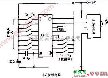 光电电路中的由BTH801模块制作的多路红外遥控电路  第1张