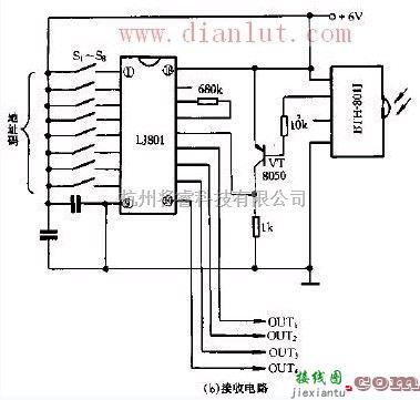 光电电路中的由BTH801模块制作的多路红外遥控电路  第2张