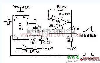 自举电压锯齿波发生器的电路原理  第1张