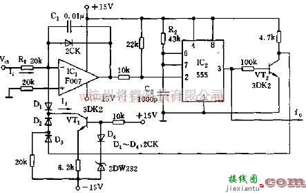 简易电压频率变换器工作原理图  第4张