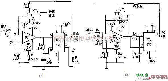 简易电压频率变换器工作原理图  第3张