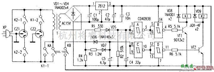 电源电路中的简易自控电脑开关电源电路  第1张