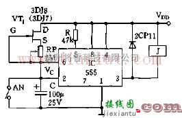 555组成的照相曝光定时器电路图  第1张