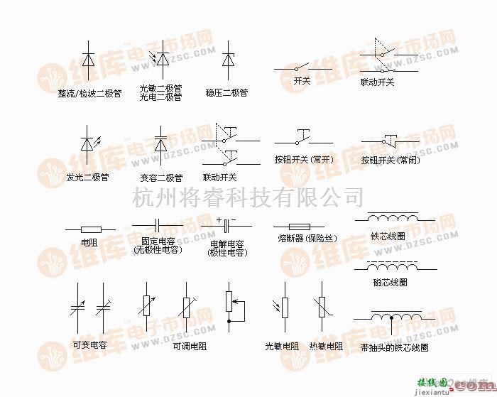 基础电路中的电路图符号大全  第2张