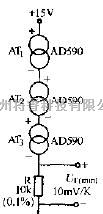 传感器电路中的集成温度传感器的串联电路原理图  第1张