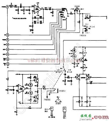 音频电路中的双音频放大器电路的基本电路  第1张