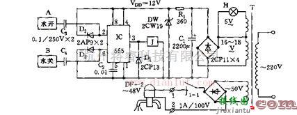 基于555的新型简易触模式节水龙头电路  第1张