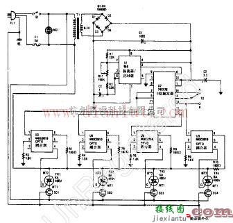 信号产生中的节目灯光序列发生器原理图  第1张