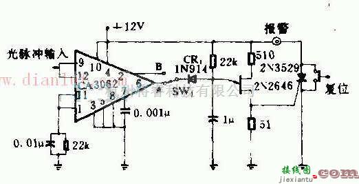 光电电路中的丢失脉冲报警原理及电路图解  第1张