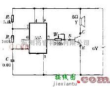 光电电路中的简易晶体管测试器电路工作原理图  第1张